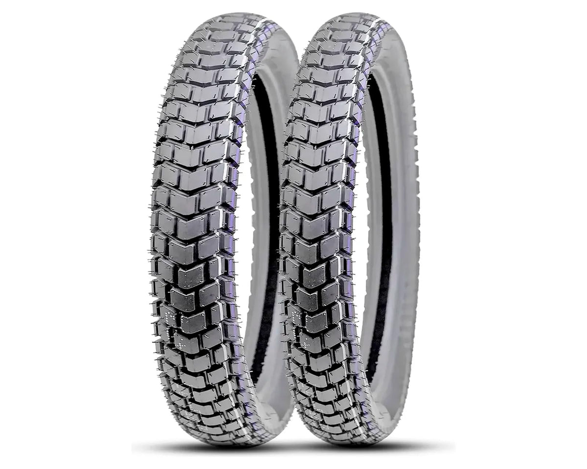 Llantas de moto Sayto 2.75-17 47p + 2.50-17 43p Ub453 Uso Con Cámara