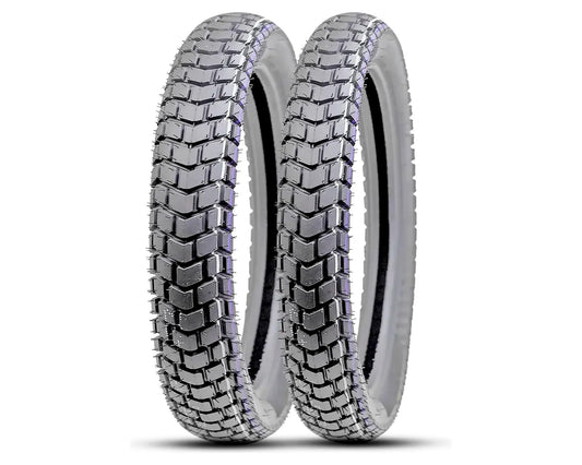 Llantas de moto Sayto 2.75-17 47p + 2.50-17 43p Ub453 Uso Con Cámara