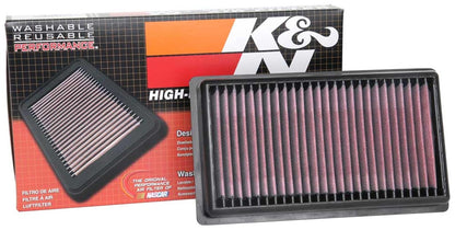 K&N 33-5081 Filtro Aire Motor Reutilizable Lavable Alta Calidad Multi para Hyundai/Kia Accent Rio 18-19 | Compatible con HYUNDAI/KIA (Accent, Rio) 2018-2019 (ver descripción del producto)