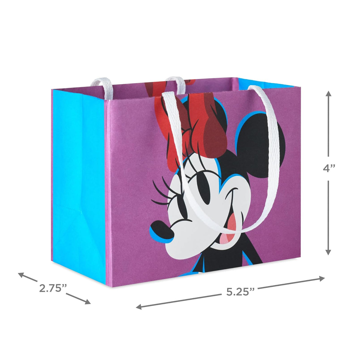Hallmark Disney - Mini bolsas de regalo de 4 pulgadas (18 bolsas: Mickey, Minnie, Goofy, Pluto) para recuerdos de fiesta, tarjetas de regalo, golosinas en el aula