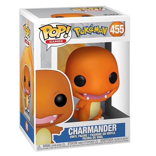 Funko Pop! Games: Pokémon - Charmander | Mercancía Oficial - Figura de Vinilo Coleccionable para Decoración - Regalo de Cumpleaños para Fans
