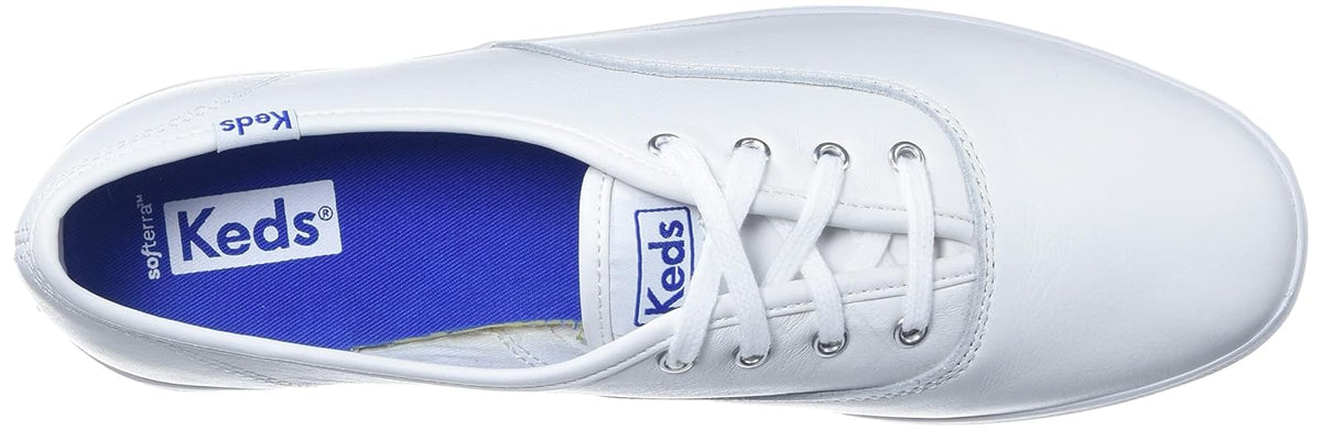 Keds Champion Original Leather Lace-Up, Zapatillas Bajas Mujer