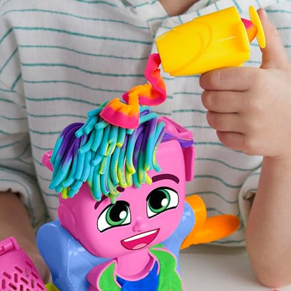 Play-Doh Hasbro Peluquería con Estilo - Kit de Manualidades de Peluquería, con Accesorios y 6 latas de Compuesto de Modelado para niños y niñas a Partir de 3 años