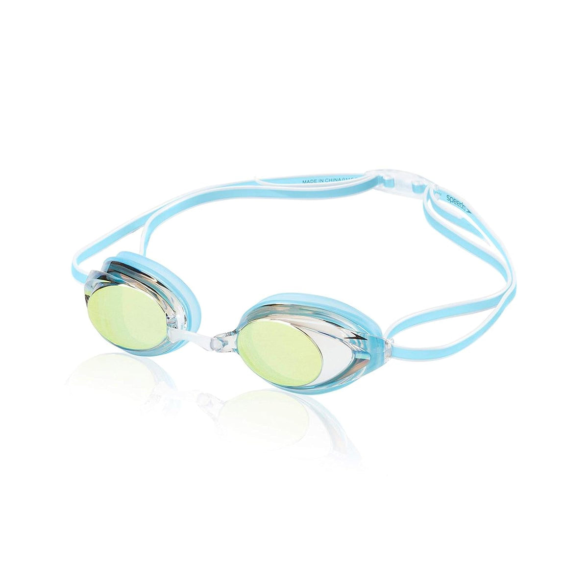 Speedo Vanquisher 2.0 Goggles de Natación para Dama - anteojos de natación espejadas Vanquisher 2.0 - Azul