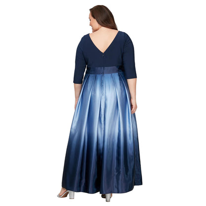 S.L. Fashions Vestido de Fiesta Largo satén sin Mangas Vestido para Ocaciones Especiales para Mujer