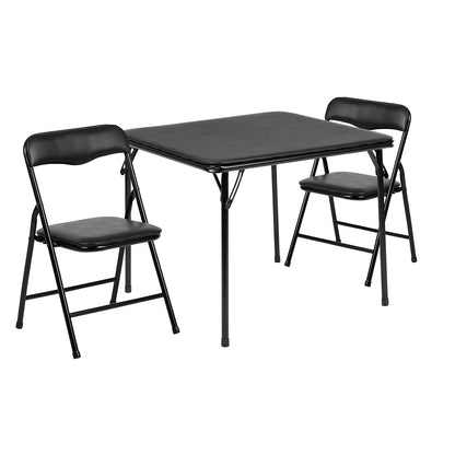 Flash Furniture Set Mesa y Sillas Plegables Infantil - Black