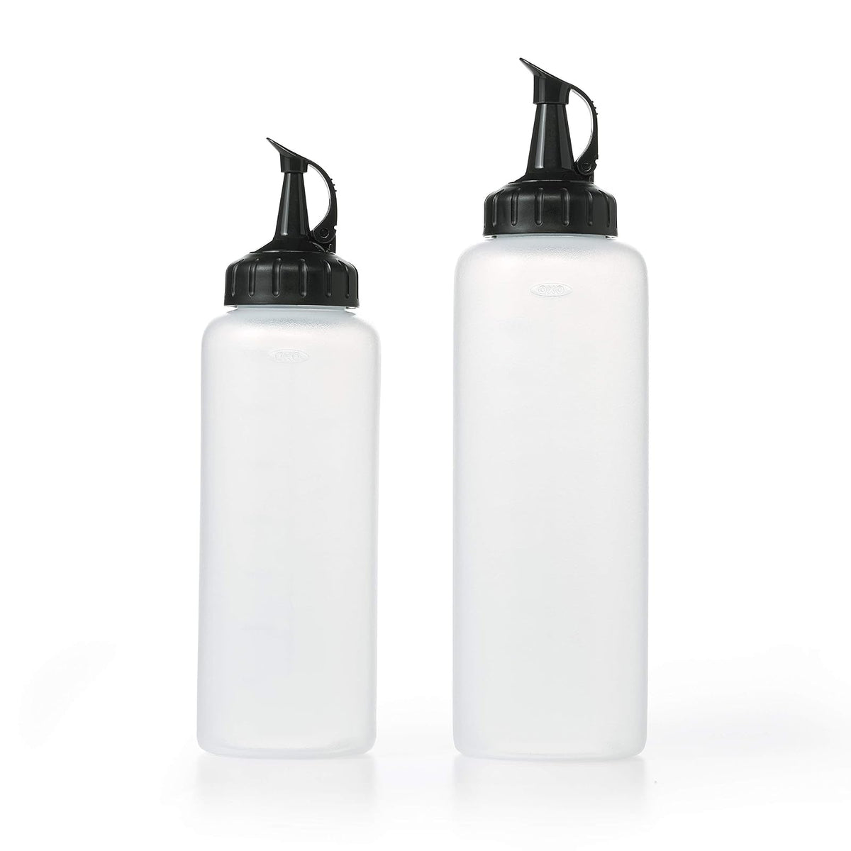 Oxo 11227300 Juego Botellas para Verter Mediano/Grande, Blanco, 2 Piezas