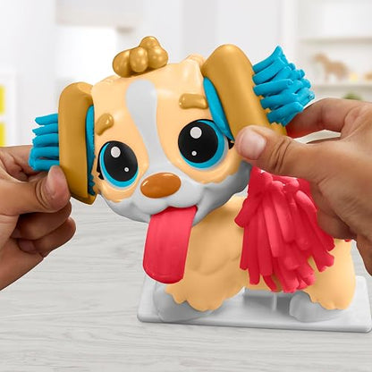 Play-Doh Hasbro Kit Veterinario con Cachorro, 10 Herramientas y 5 Colores