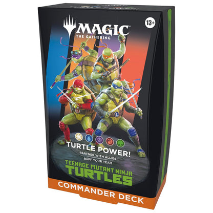 Magic: The Gathering TMNT Teenage Mutant Ninja Turtles Play Booster (Inglés) - Commander Deck