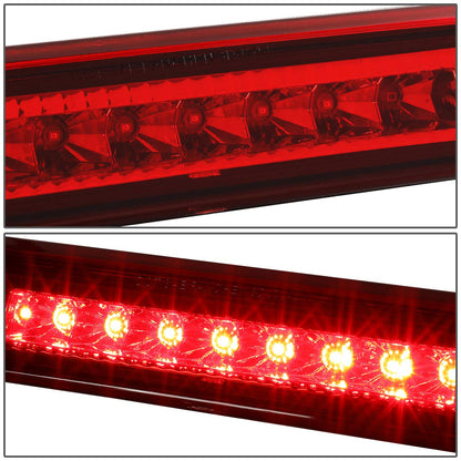 DNA Motoring 3BL-PAT07-LED-RD Luz Freno LED Tercera Cola Rojo para Jeep Patriot 07-17