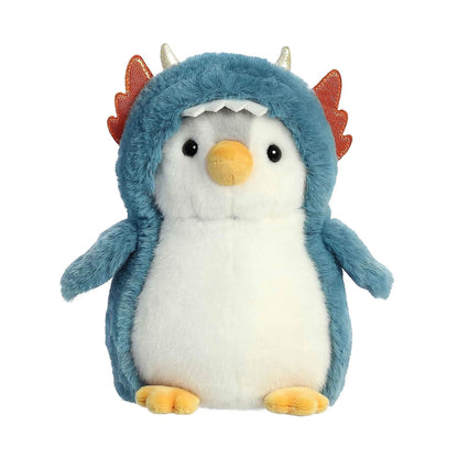 Aurora World Pom Pom Penguin Dino Peluche 17.78 cm - Dragón