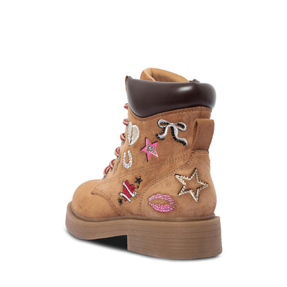 Steve Madden JBEEMER-C Botas cortas al tobillo para niña