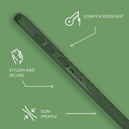 tech21 EVO - Funda táctil para Samsung Galaxy S23 Plus, protección contra caídas de 15 pies, Color Verde