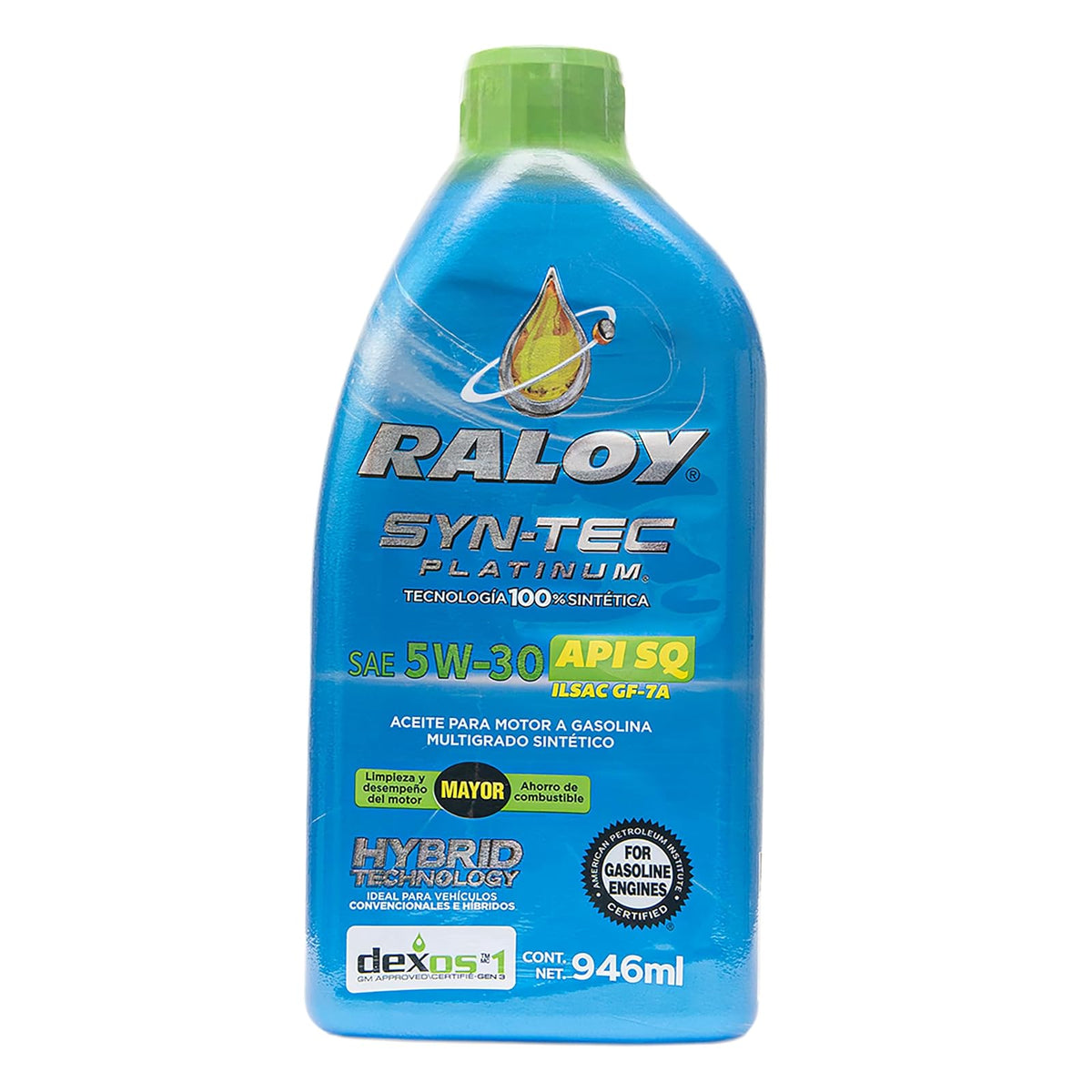 RALOY SYN TEC PLATINUM SAE 5W-30 API SQ/GF-7A DEXOS-1 GEN3, 946ML