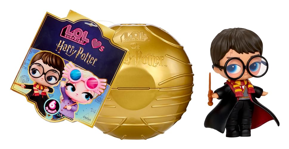 L.O.L. Surprise!, Loves Harry Potter, Muñeca para Niñas, Set de Juego con 7 Accesorios Sorpresa, Figura Coleccionable