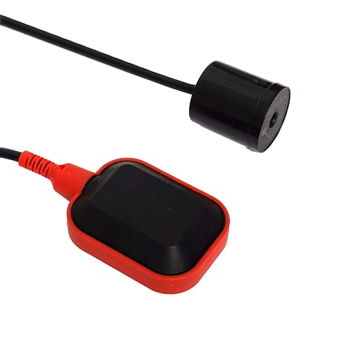 Igoto Pump FPS-3 Flotador con Contrapeso de 3 m, Color Negro y Naranja