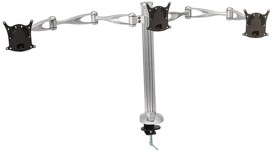 Cotytech Triple Monitor Desk Mount with Triple Arm and Clamp Base (DM-T1A3-C)