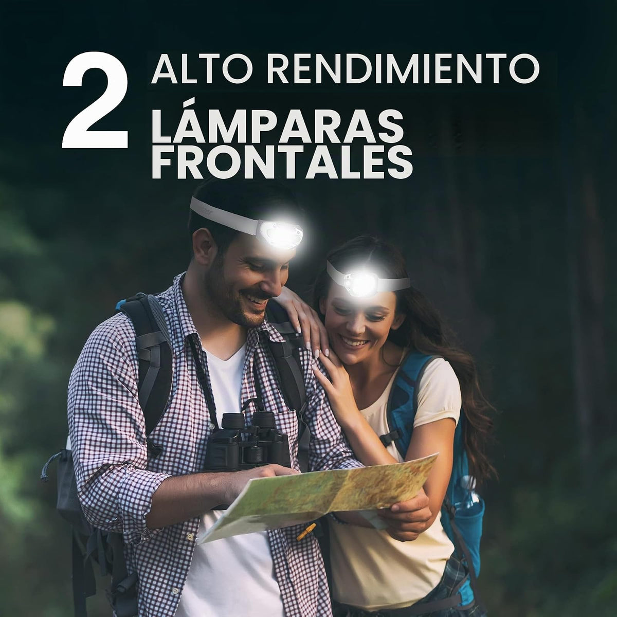 Energizer Faros LED Pro (Paquete de 2), IPX4 Resistentes al Agua, luz de Cabeza de Alto Rendimiento para Exteriores, Camping, Correr, tormenta, Supervivencia, (Pilas Incluidas)
