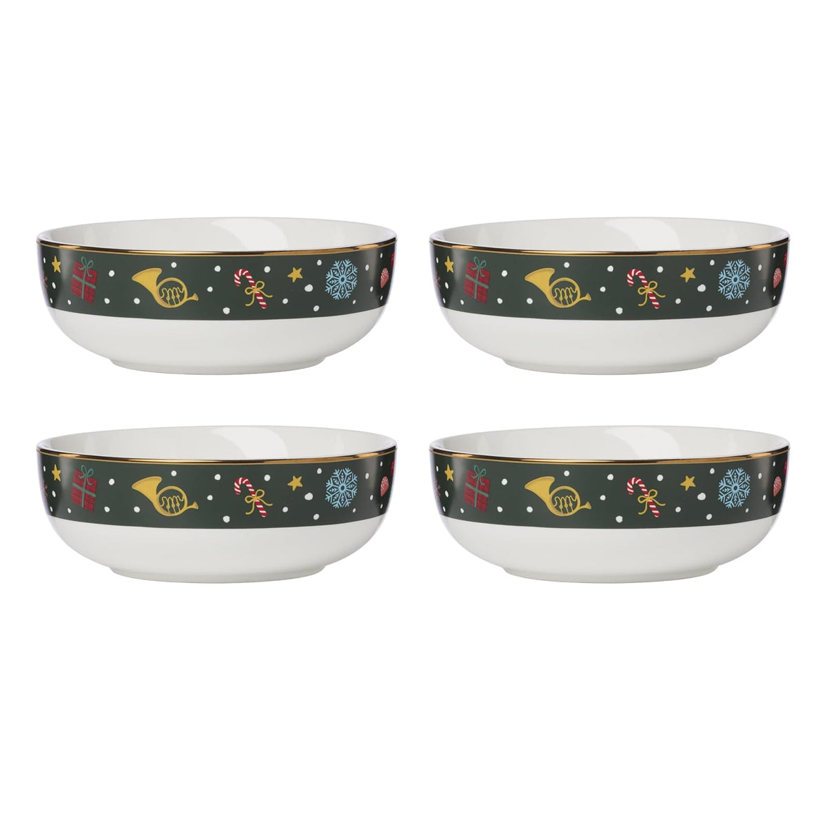 Lenox Ballet de Cascanueces Juego de 4 Tazas de Porcelana - All-Purpose Bowls, Set of 4