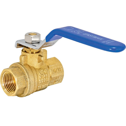 Eastman 20043LF - Válvula de bola de puerto completo para servicio pesado, 3/8" IPS, latón, 3/8"