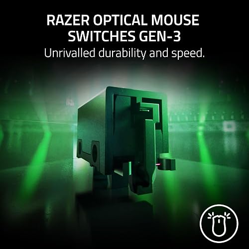 Razer Viper V3 Pro Mouse Inalámbrico para Esports: Simétrico - Peso 54g - Sondeo De 8K - Sensor Óptico De 35K dpi - Interruptores Ópticos Gen3-8 Botones Programables - Batería De 95 Horas - Blanco
