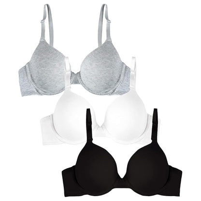 Fruit of the Loom Brasier de Algodón con Varilla para Mujer - Negro - 38B