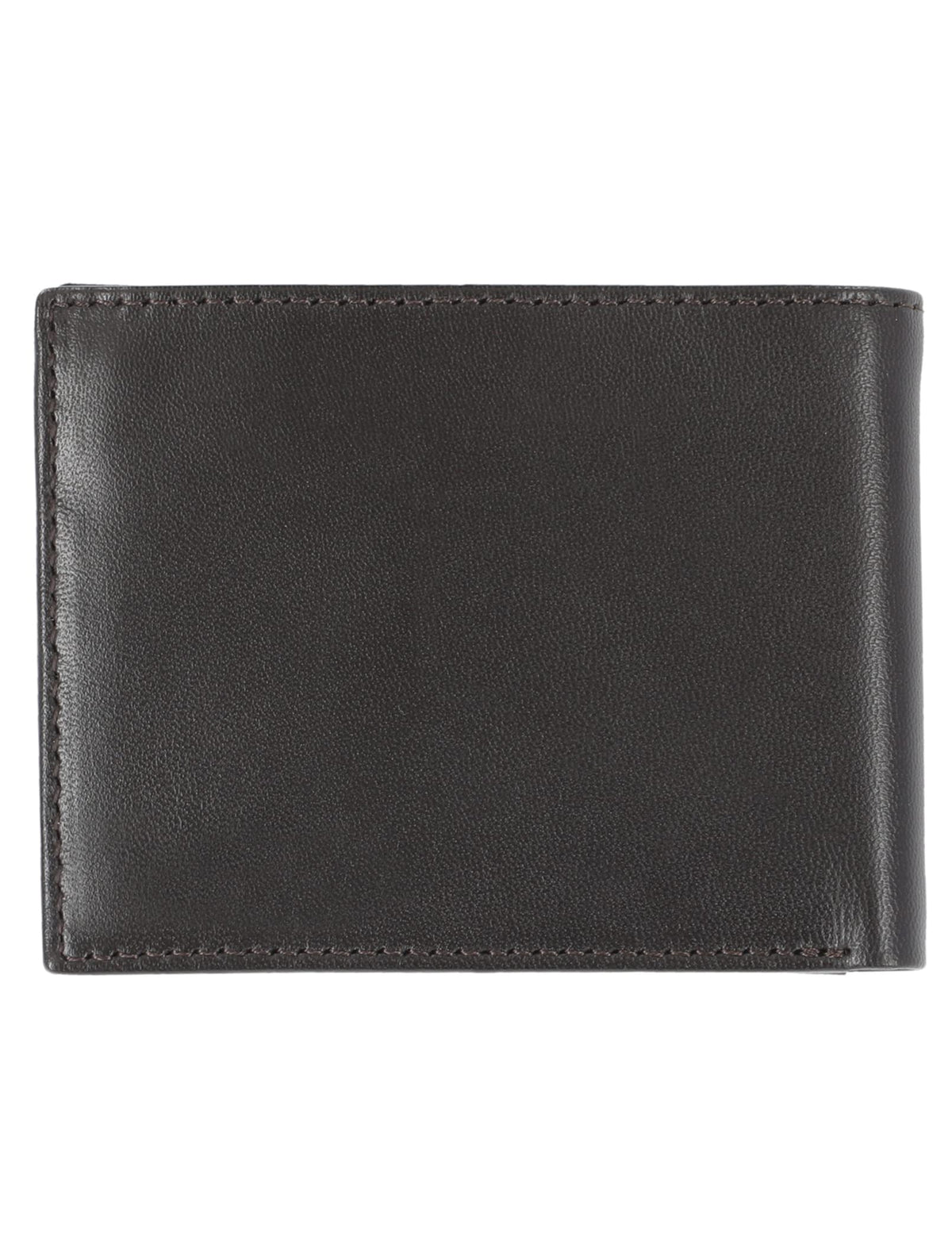 Steve Madden - portafolios delgada de piel para hombre con capacidad extra adjunta con bolsillos abatibles, café (Guante), Talla única