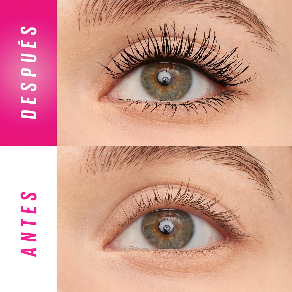 Maybelline New York Lash Sensational Firework, Máscara de Pestañas Lavable con Provitamina B5, Libre de Grumos, Efecto Chispeante 360°, Tono Negro, 8.75 ml