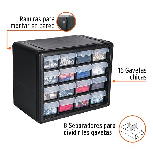 Truper ORG-16, Organizador con 16 gavetas