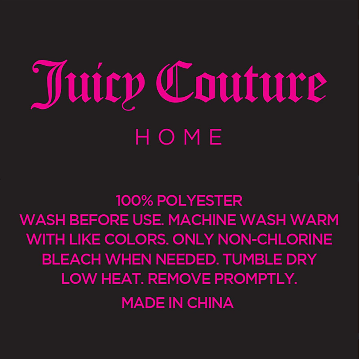 Juicy Couture - Juego de sábanas de satén tamaño Queen, Juego de sábanas de satén de Bolsillo Profundo, con 1 sábana Bajera, 1 sábana encimera y 2 Fundas de Almohada, Resistentes a Las Arrugas y