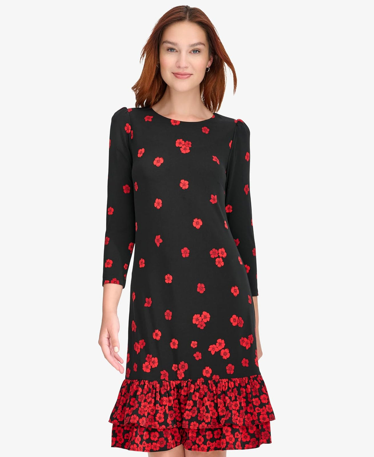 Tommy Hilfiger Jersey elástico Manga 3/4 Vestido para Mujer