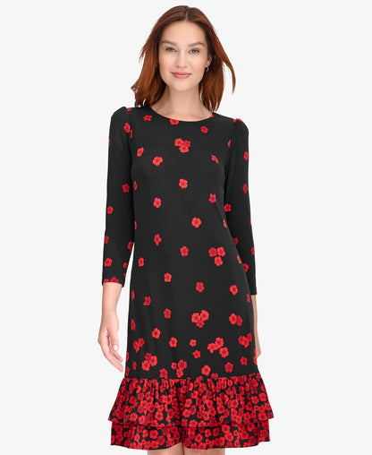 Tommy Hilfiger Jersey elástico Manga 3/4 Vestido para Mujer