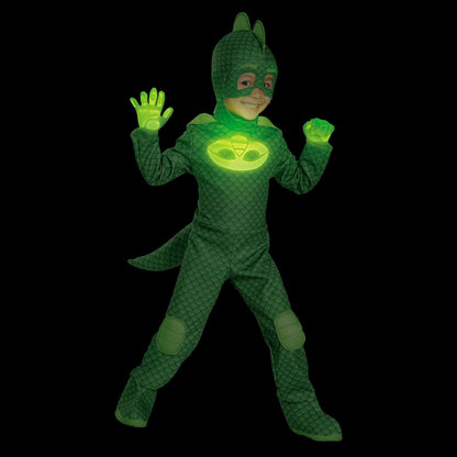 Disguise Gekko Deluxe Toddler PJ Masks Costume, Verde, Medium/3T-4T