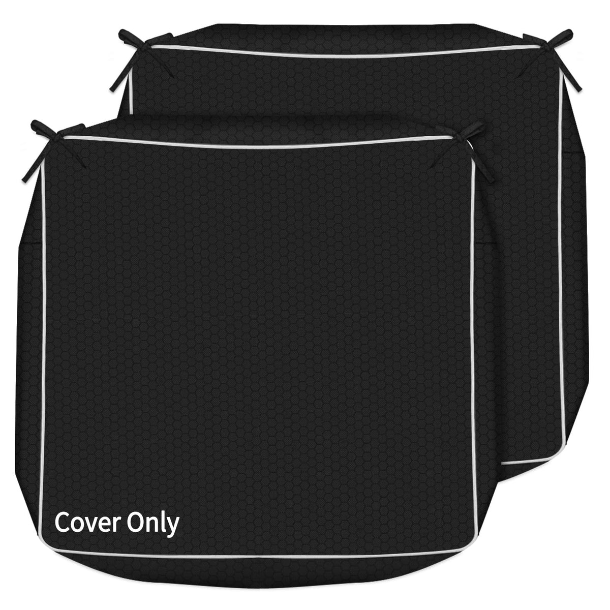 COSHNIBI - Fundas de cojín de patio de 24 x 24 x 4 pulgadas, impermeables y resistentes a la decoloración, funda de cojín para exteriores, funda de cojín de ratán, sofá y asiento de descanso, paquete