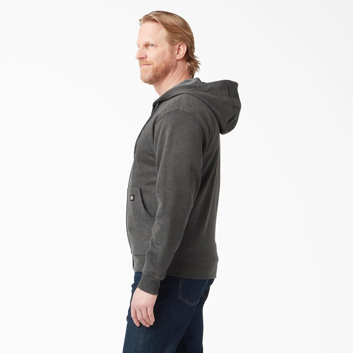 Dickies - Sudadera con Capucha y Cierre para Hombre Negro Talla Regular Otoño-Invierno