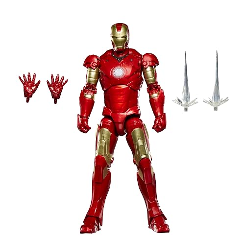 Avengers Marvel Legends Serie Mark III Iron Man Figura de Acción Articulada