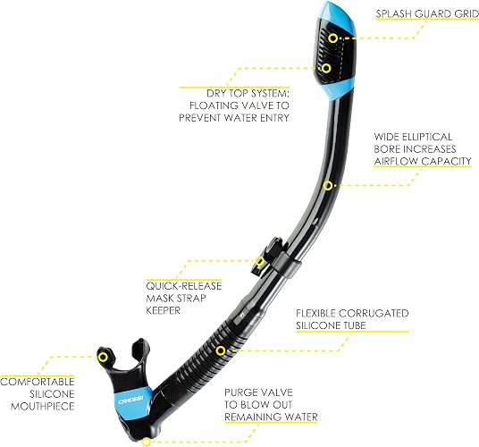 Snorkel Tubo Cressi Supernova Dry