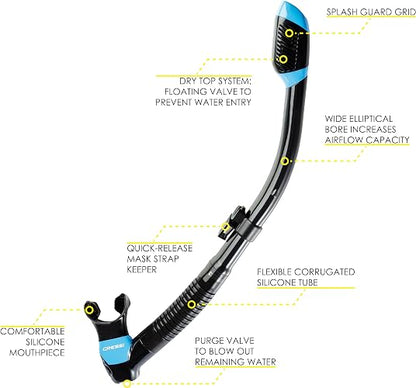 Snorkel Tubo Cressi Supernova Dry
