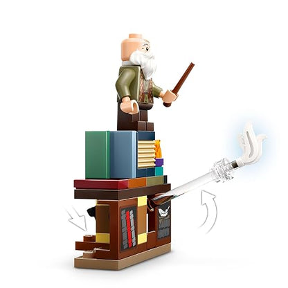 LEGO® Harry Potter™ Castillo de Hogwarts™: Clase de Encantamientos Juguete mágico, Juego con salón y 3 Personajes, Divertido Regalo para niñas, niños y Fans de 8 años o más 76442