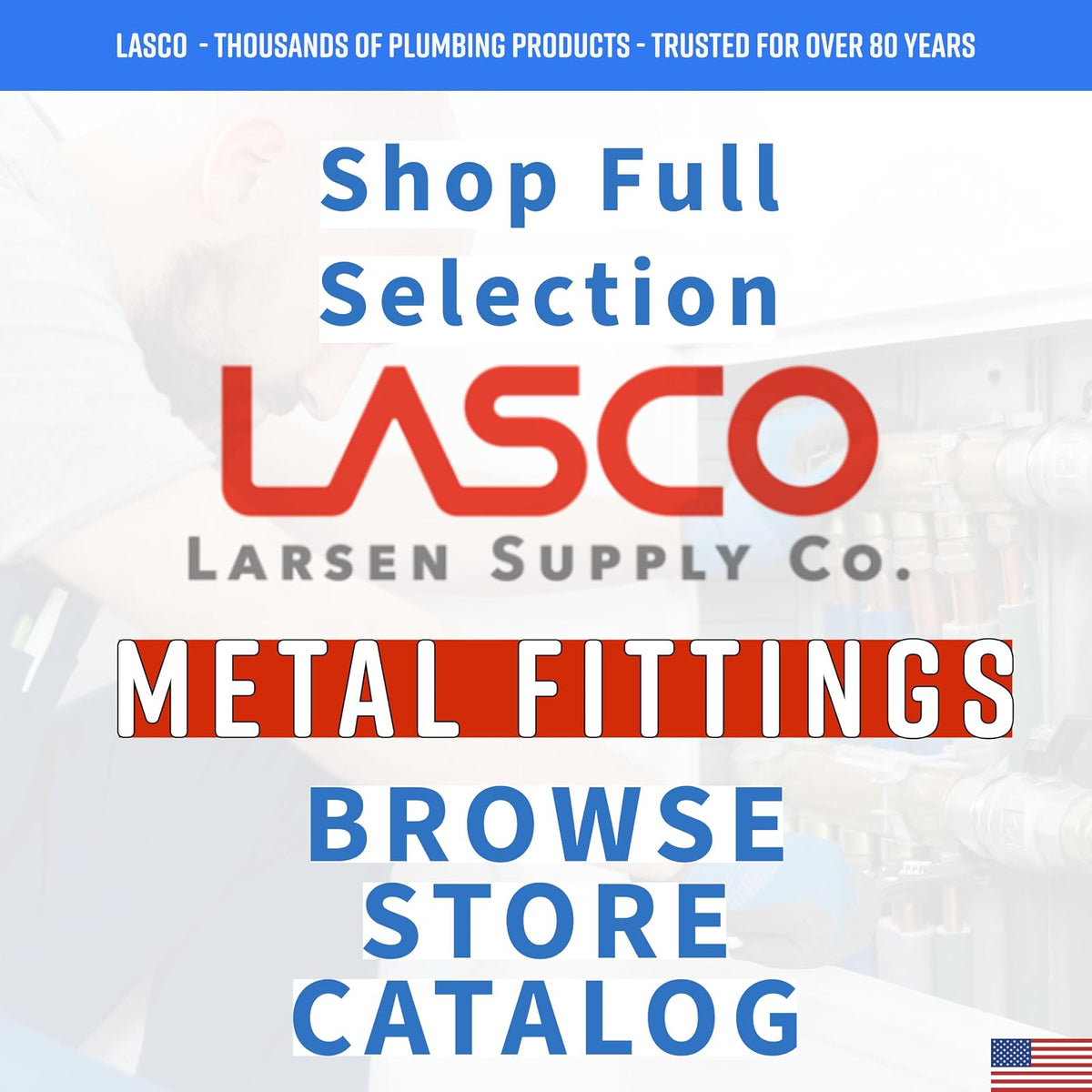 LASCO 17-5813 - Adaptador de latón macho de 1/4 pulgadas (1/4 pulgadas)