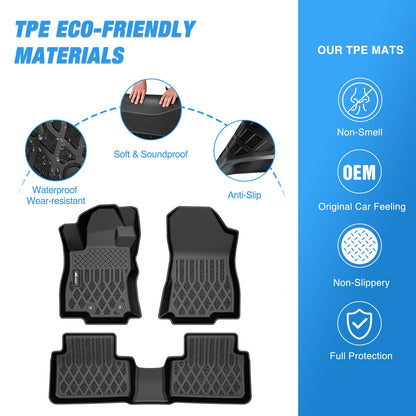 Nilight TPE - Alfombrillas de Piso para Subaru Forester 2025 2026 (no para híbridos y Naturales) para Todo Tipo de Clima, Ajuste Personalizado