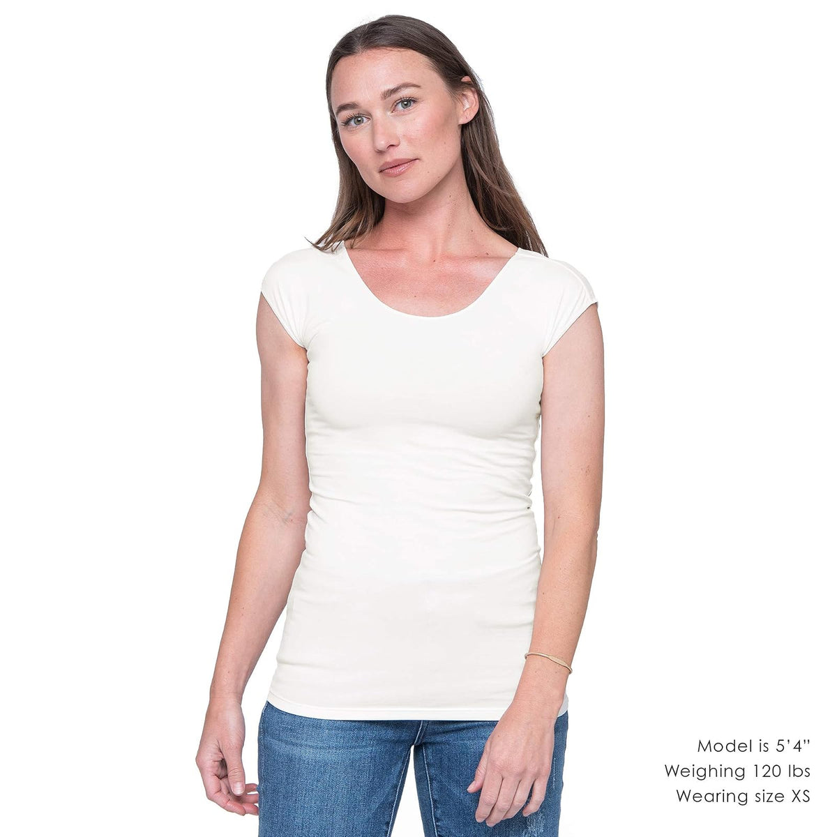 Downeast Playera Wonder tee Camiseta para Mujer