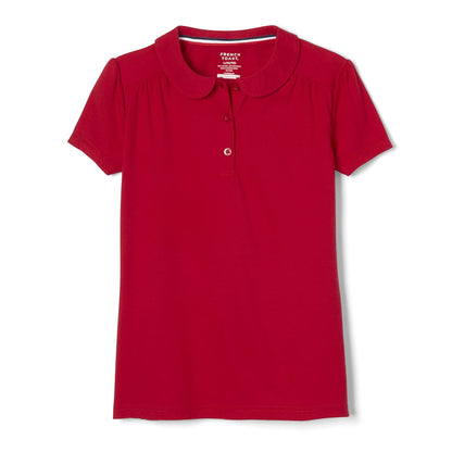 French Toast - Polo de Manga Corta con Cuello Peter Pan para niñas pequeñas