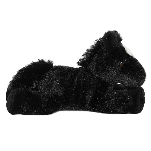 Aurora - Mini Flopsie - Timeless companions - 8" Beau, Black | Animales compactos que tumban con estabilidad llena de frijoles