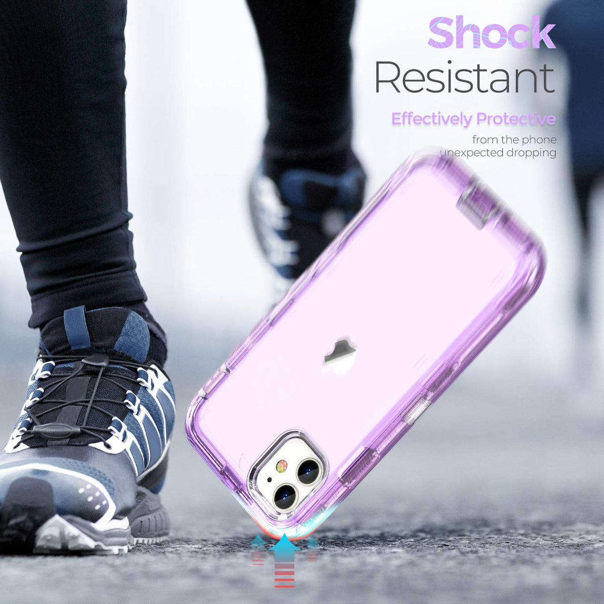 ORIbox - Funda Compatible con iPhone 11 Pro MAX, Resistente a los Golpes, anticaídas, Transparente