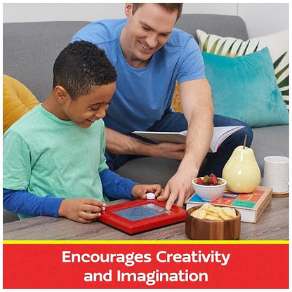 Etch A Sketch, Original Magic Screen, 86% de plástico Reciclado, Juguetes clásicos creativos para niños comprometidos con el Medio Ambiente para niños y niñas a Partir de 3 años