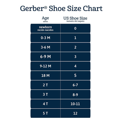 Gerber - Tenis Unisex para Cuna para recién Nacidos, para niños y niñas