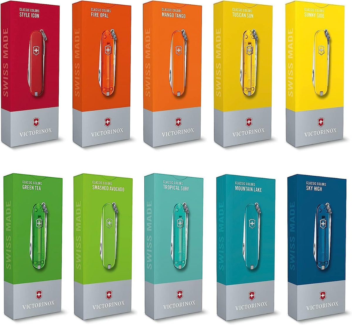 Victorinox Navaja Classic Colors, 7 Usos, Tropical Surf, 58 mm