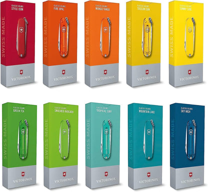 Victorinox Navaja Classic Colors, 7 Usos, Tropical Surf, 58 mm