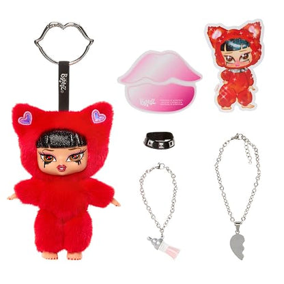 Bratz, Bratziez Sweetheartz Seriez Plush, Juguete Coleccionable, Peluche Sorpresa, Caja Misteriosa con Muñeca de Moda